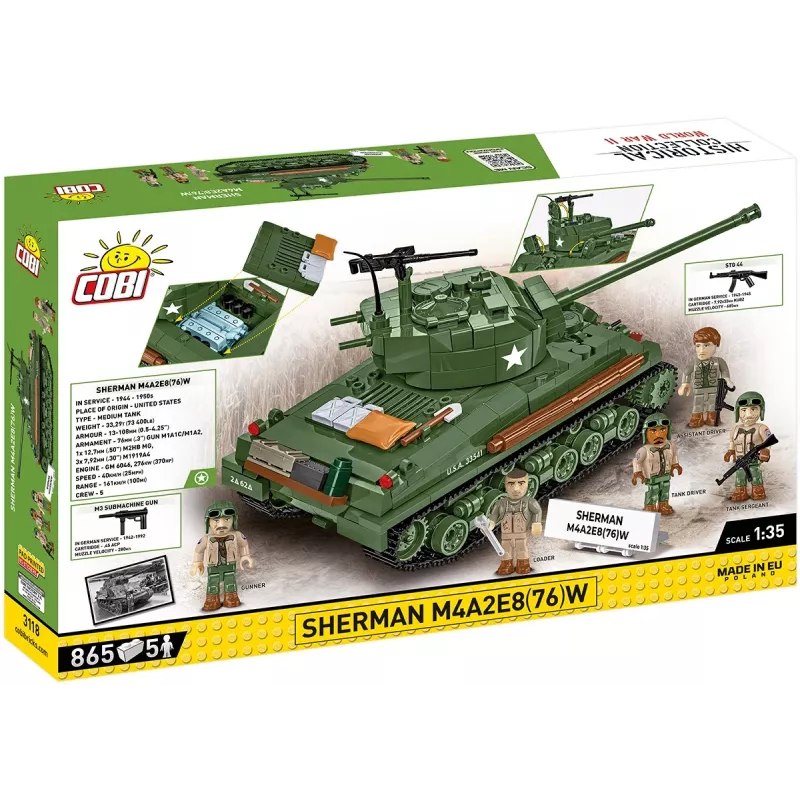 Bloki Sherman M4A2E8 865 bloki