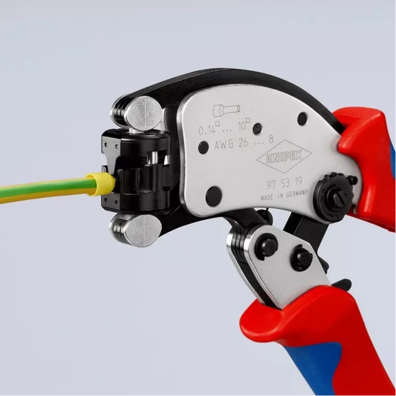 KNIPEX Twistor T pašregulējošās presēšanas knaibles spaiļu uzmavām