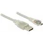 USB kabelis DeLOCK 3m USB2.0-A/USB2.0 Micro-B