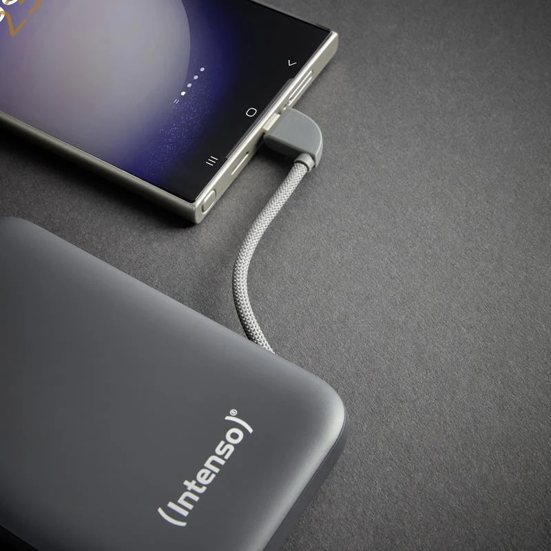 Ārējais akumulators USB 10000MAH/pelēka S10000 7333034 Intenso