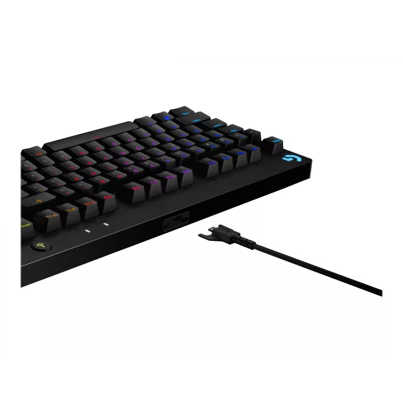 Logitech G PRO spēļu tastatūra - Tastatūra - QWERTY - spāņu - Melna (920-010593)