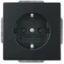 Kontaktligzda Busch-Jaeger 2011-0-3883 CEE 7/3 2P+E 16 A 250 V melna