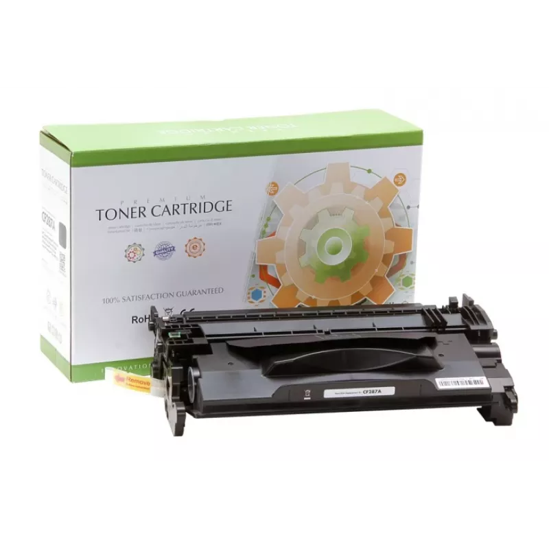 Saderīgs Static-Control Hewlett-Packard CF287A/ Canon CRG041 GEN2 melns, 9000 lpp.