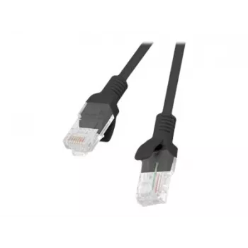 Tīkla kabelis LANBERG PCU5-10CC-0025-BK RJ-45 Cat5e U/UTP 0,25 m Melns