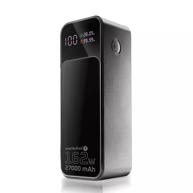 Ārējais akumulators everActive EB-27Q 27 000 mAh, 2× USB-C, Quick Charge 4+