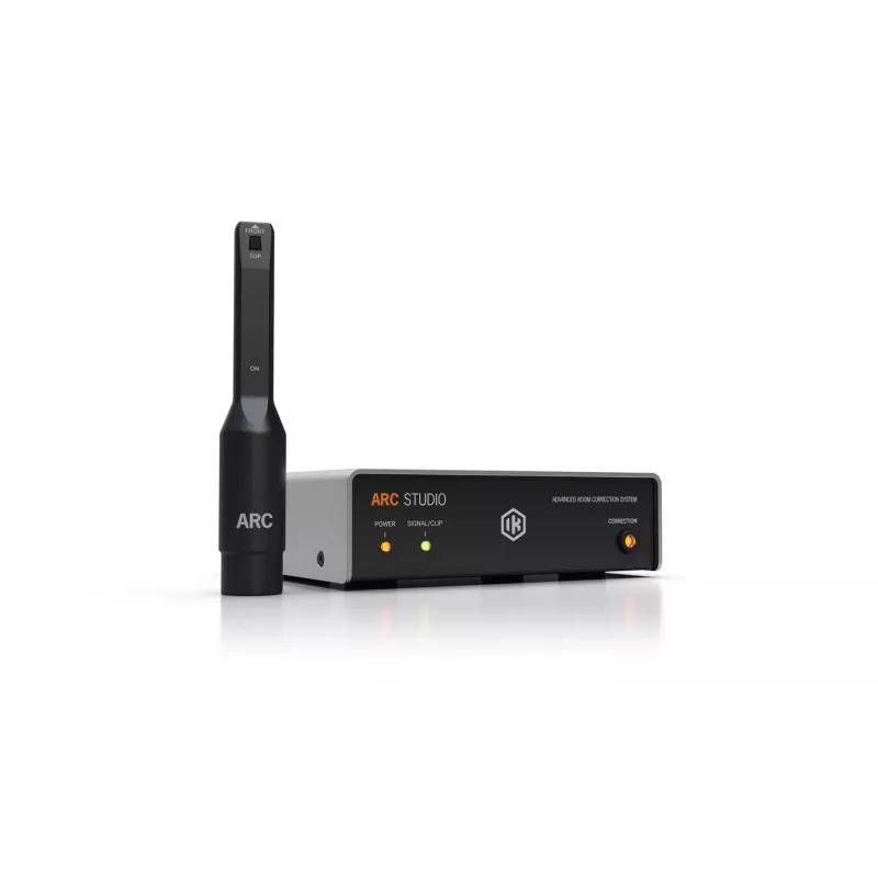 ik multimedia ARC Studio IP-ARC-STUDIO-IN tuvlauka studijas monitora skaļruņi 50W, 50 Ω izeja, 24 bitu/96 kHz, melni, 465 g