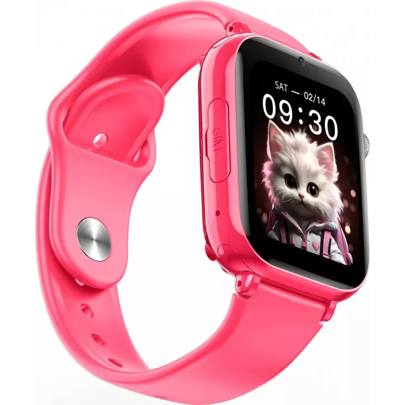 Viedpulkstenis FW59 Kiddo 4G rozā krāsā