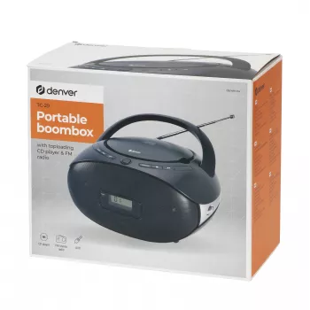 Inter Sales Denver TC-29 - Analogais - FM - Atskaņotājs - CD-R CD-RW - 1 W...
