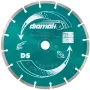 Makita Diamak - Dimanta griešanas disks - betonam, marmoram, šīferim, mīkstajam ķieģelim, cementa blokam - 115 mm (D-61123)