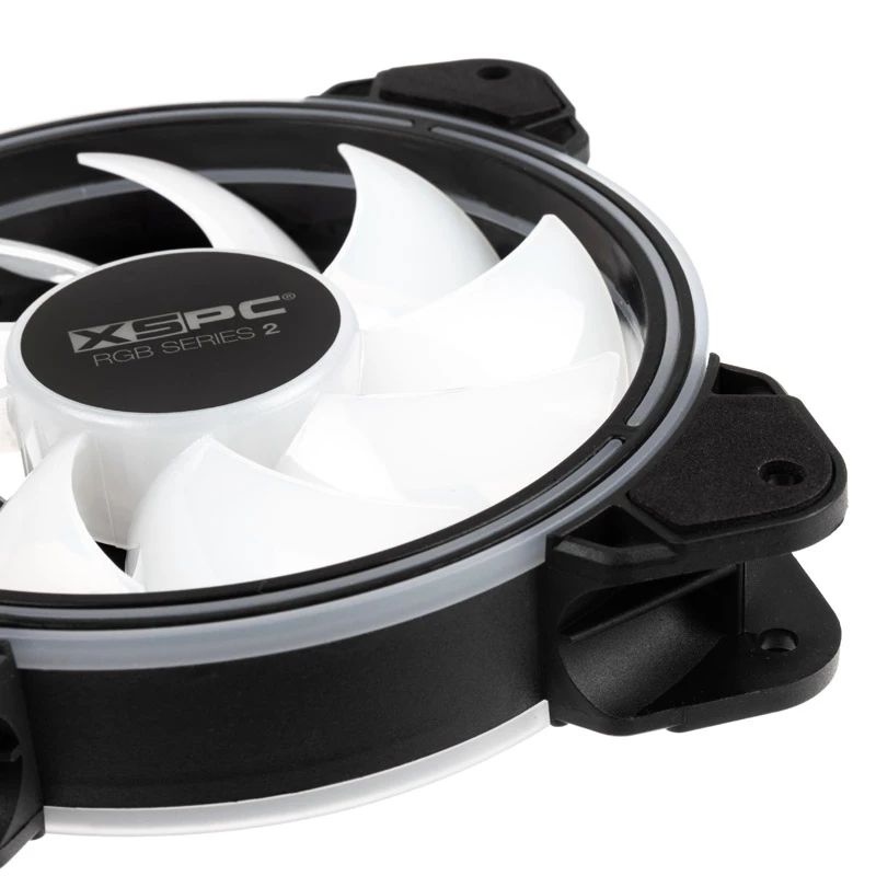 XSPC 120 mm ARGB PWM korpusa ventilators, RGB Series 2, 120 mm