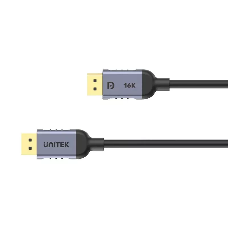 UNITEK C1626GY01-1M DisplayPort 2.1 Melns