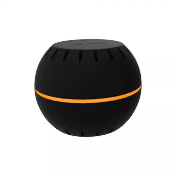 Shelly H&T, Mitruma un Temperatūras Bezvadu Gudrais Sensors, Kompakts, WiFi, Higrometrs, Mājas Automatizācija, iOS Android Lietotne – Melns