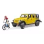 Jeep rotaļlieta BRUDER 02543 kalnu velosipēda un riteņbraucēja tēmai, ABS, daudzkrāsaina, no 4 gadu vecuma