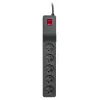 LESTAR ZX 510 G-A K.:CZ 5,0M pārsprieguma aizsargs Melns 5 AC kontaktligzdas 230 V 5 m