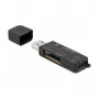 Karšu lasītājs DeLOCK SuperSpeed USB priekš SD Micro SD MS