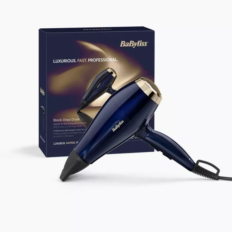 Matu žāvētājs BaByliss 5911E 2000 W melns zeltains
