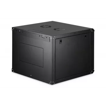 Pie sienas stiprināms tīkla skapis DIGITUS Dynamic-N 9U 19 collas 600x600 mm, IP20, atslēgas slēdzene, nesamontēts