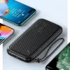 Pārnēsājams ārējais akumulators USAMS PB56 10000mAh 2xUSB / USB-C / MicroUSB ātrā uzlāde