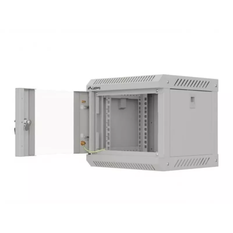Sienas stiprinājuma plaukts Lanberg WF11-3304-10S 4U pelēks 30 kg ietilpība