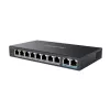 Tīkla PoE slēdzis Reolink RLA-PS1 — 8 portu PoE, 150W kopējais budžets, IEEE 802.3af/at, 2x Gigabit uplink