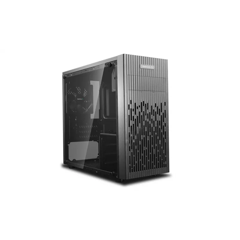 PC korpuss DeepCool Matrexx 30 Mini Tower — Micro ATX, rūdīts stikls, 3x3.5 collu / 2x2.5 collu sloti, GPU līdz 25 cm