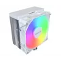 Gaisa dzesētājs Montech NX400 ARGB 120 mm balts — 270 W TDP, FDB, 156×74×120 mm