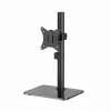 Monitora galda statīvs GEMBIRD MS-D1ST-03, pilnībā kustīgs 17–32 collu ekrāniem, tērauds, melns, VESA 75x75–100x100, 9 kg