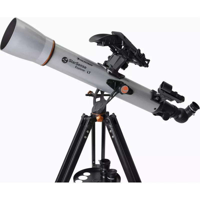 Celestron StarSense Explorer 70 LT Refraktora teleskops 70x melns, pelēks