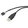 Renkforce RF-5719750 USB kabelis, melns