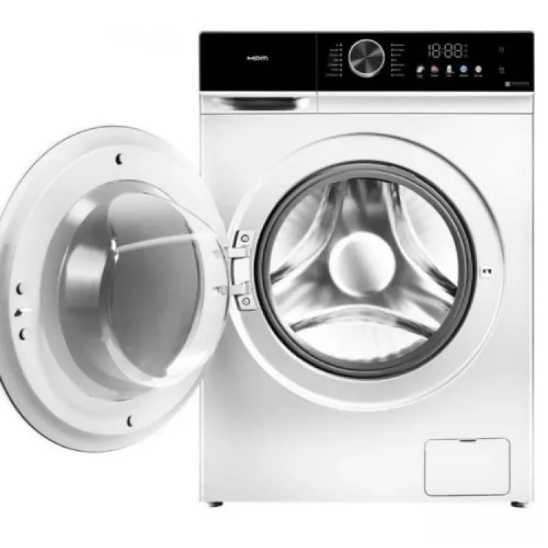 Veļas mazgājamā mašīna MPM MPM-5112-PT-44, ar priekšējo ielādi, 10 kg, 1200 apgr./min, A enerģijas klase, balta, brīvi stāvoša