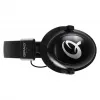 Austiņas QPAD QH-91 vadu, galvas stīpa, apkārtauss, 15–25000 Hz, 2 m kabelis, melns