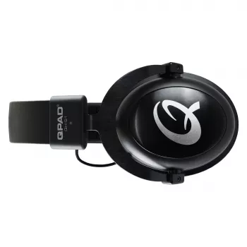 Austiņas QPAD QH-91 vadu, galvas stīpa, apkārtauss, 15–25000 Hz, 2 m kabelis, melns