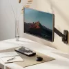 Sienas monitora stiprinājums MACLEAN MC-458, ar gāzes atsperi regulējams augstums, viena ekrāna, VESA 75x75–100x100, līdz 7 kg, slīpums -45°–90°, maks. izvērsums 35,5 cm