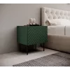Naktsgaldiņu komplekts cama meble ONDA 2 gab. 50×40×A54 cm, zaļš, MDF/skaidu plātne, 16 mm rāmis