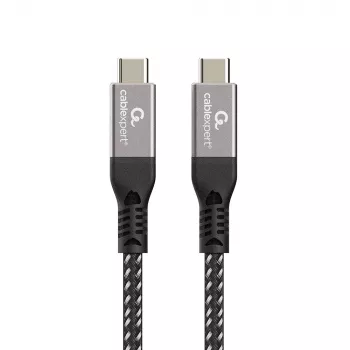 USB-C uz USB-C kabelis GEMBIRD CCBP-USB4-CMCM240 1,5 m, USB4 Gen 3x2, 40 Gbit/s, 240 W, melns