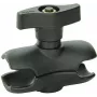 RAM Mounts īss savienotājstienis - apm. 129 mm, D veida lodītēm (2,25 collas), polietilēna maisiņā (RAM-D-201U-C)