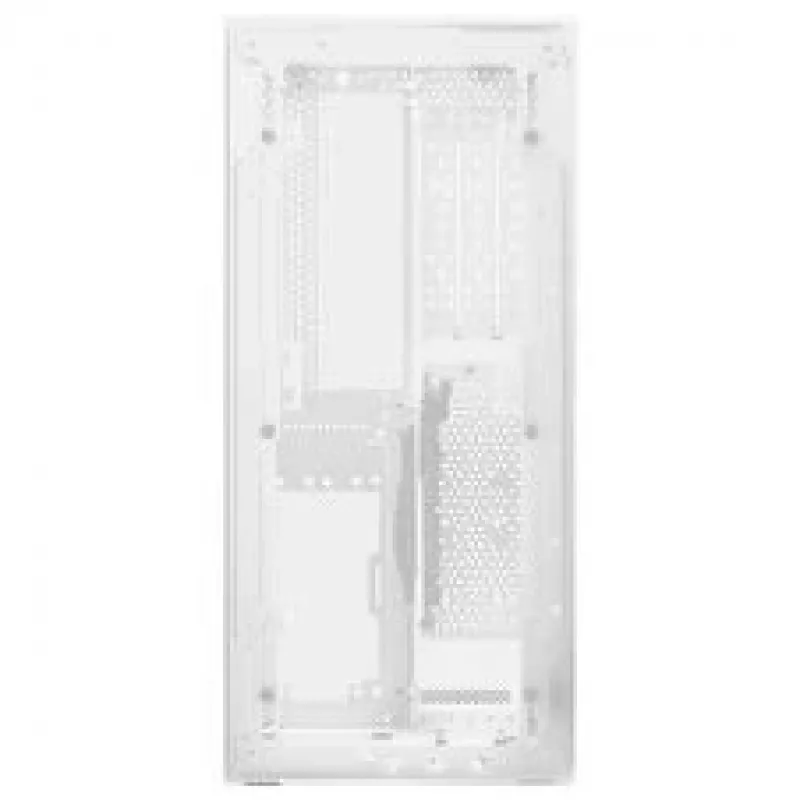 Mini-ATX datora korpuss ssupd Meshroom S V2, balts, sieta paneļi, atbalsta ATX mātesplati un PCIe 5.0