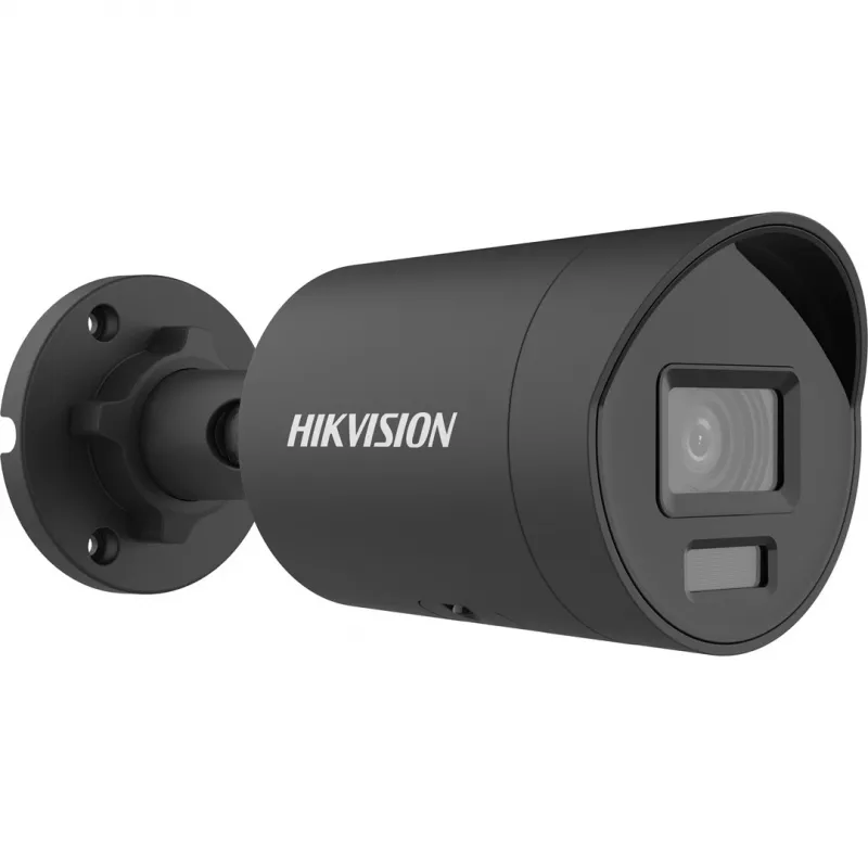 IP drošības kamera Hikvision Pro Series 6 MP Darkfighter fiksētā mini lodes tipa, 6 MP, 1/2.4 collu CMOS, 114.8°×60° redzes lauks, 30 kadri/s, vadu, iekštelpām/ārtelpām, griestiem/sienai, melna