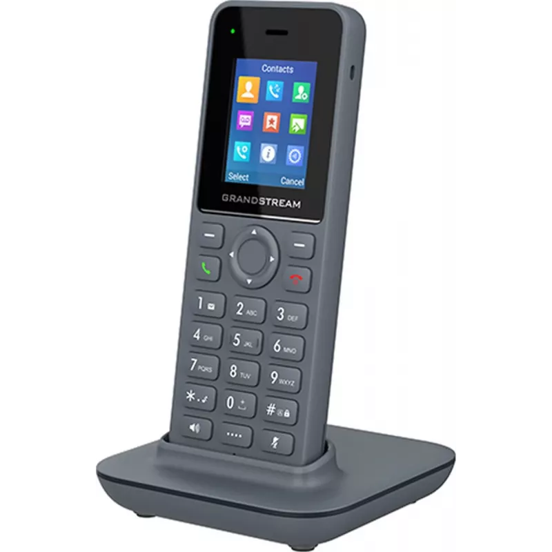 IP tālrunis Grandstream DP725 bezvadu klausule, pelēka, 1.8 collu TFT displejs, 20 līnijas, Li-Ion 1500 mAh