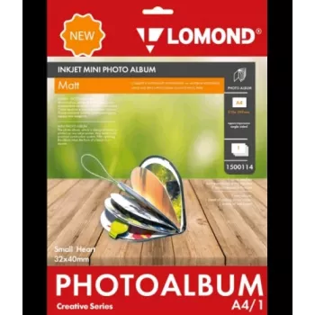 Lomond tintes printera mini albums maza sirds matēts 32x40mm (Mazs)