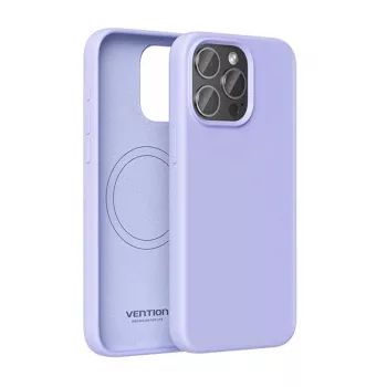 Telefona maciņš Vention Silikona Case KUFV0-40 iPhone 15 Pro Max, purpursarkans, silikons, mīksts pieskārienam, plāns