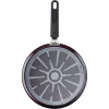 Pankūku panna Tefal Resist Intense D52210 apaļa 25 cm melna sarkana