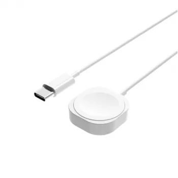 Uzlādes kabelis FIXED FIXDW-AW-C USB-C uz Apple Watch magnētisko savienotāju, 1 m
