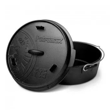 Dutch oven Petromax ft6-t 5.5 L Melns Cast Iron
