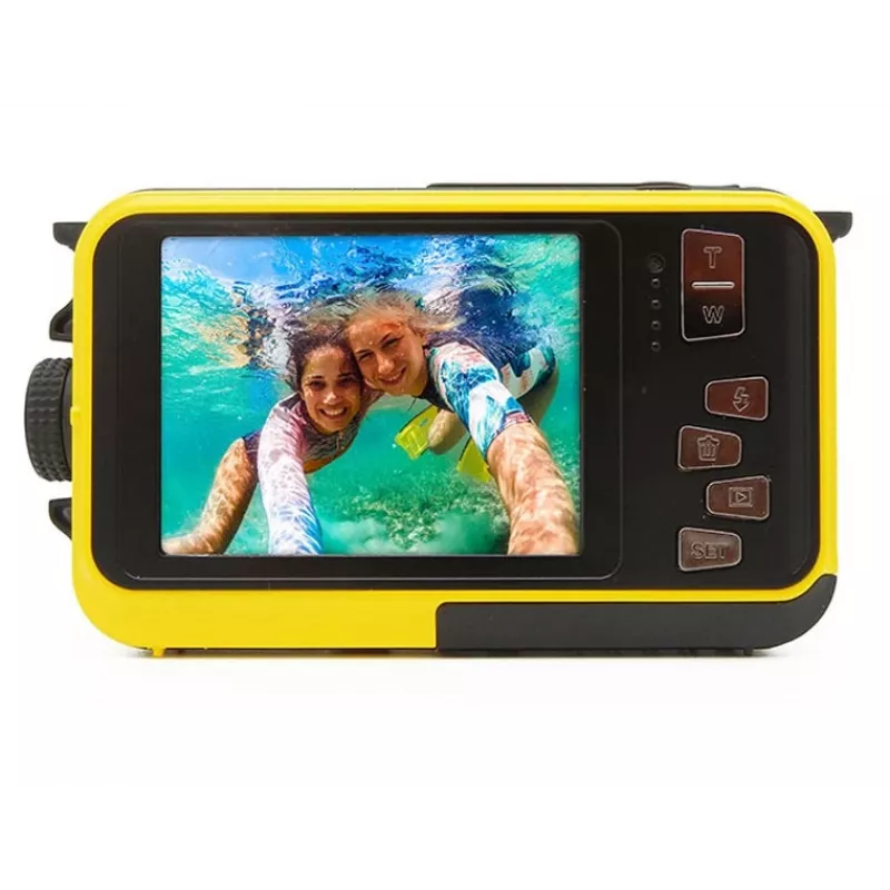 easypix GmbH Easypix Aquapix W2024-Y SPLASH zemūdens kamera (dzeltena) (10067)