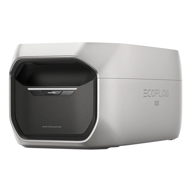 Akumulators EcoFlow DELTA 3 Max Plus pārnēsājamai elektrostacijai — LiFePO4 2 048 Wh, melns