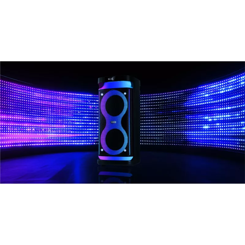 Pārnēsājams skaļrunis MANTA SPK0601B100, 100 W, Bluetooth, karaoke, bezvadu mikrofons, baterija, ekvalaizers, disko apgaismojums