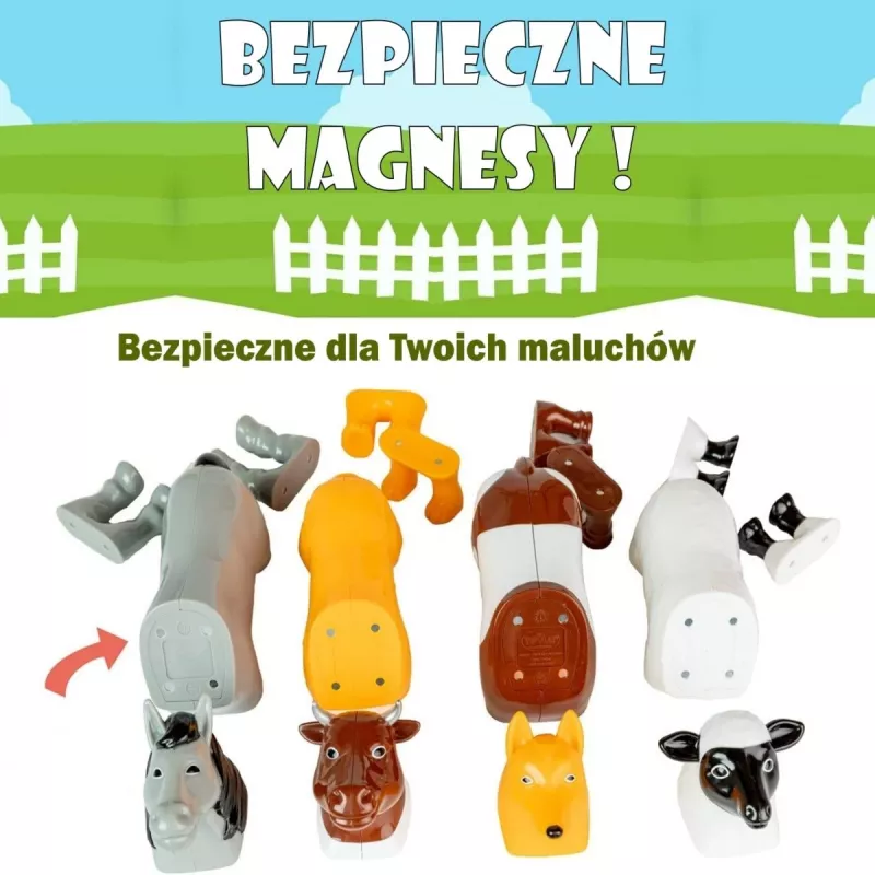 Malblo Magnētiskais lauku dzīvnieku komplekts