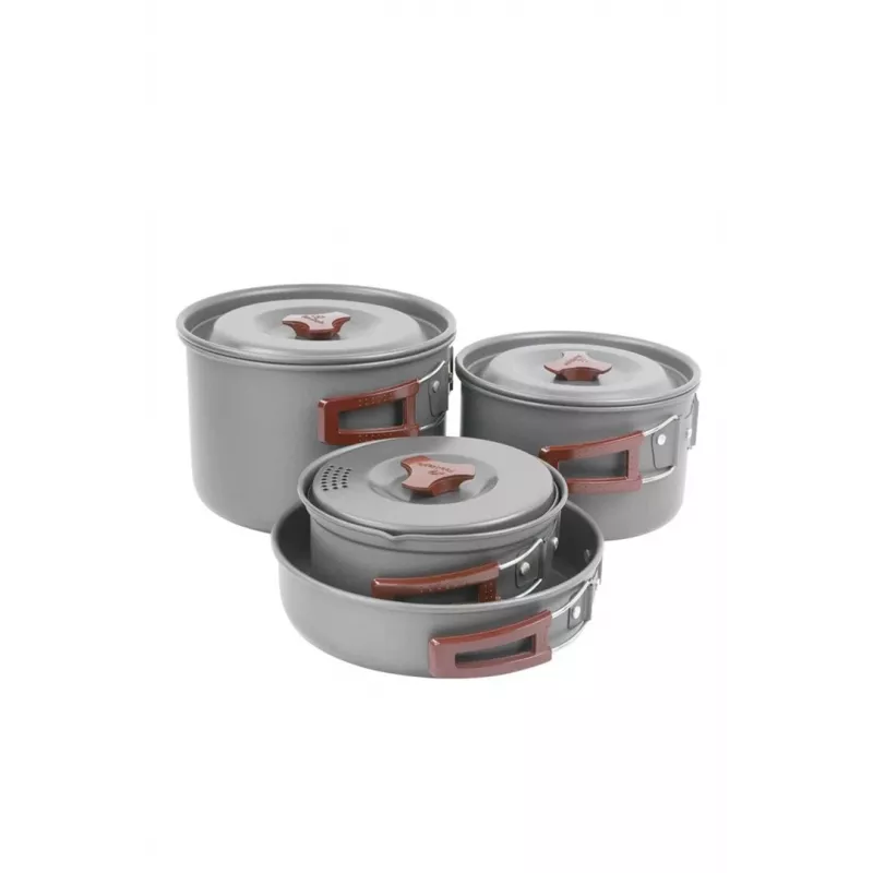 Galda piederumu komplekts Fire-Maple fmc-206 kempinga katli un pannas viegls kompakts dizains