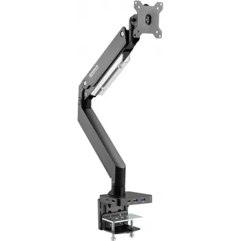SpeaKa Professional SP-MM-810 vienas grupas monitora galda stiprinājums 43,2 cm (17) - 88,9 cm (35) integrēta dokstacija, gāzes atsperes tehnoloģija, noliecams, grozāms (SP-10506476)